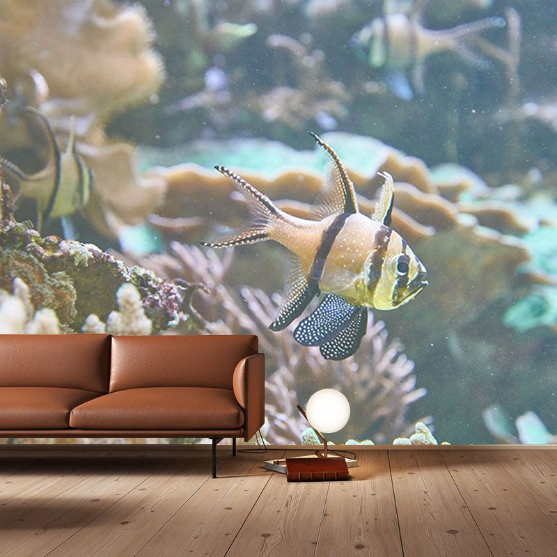 Tropical Seabed Creatures Home Decor Modern Bedroom Wall Decoration Wallpaper
