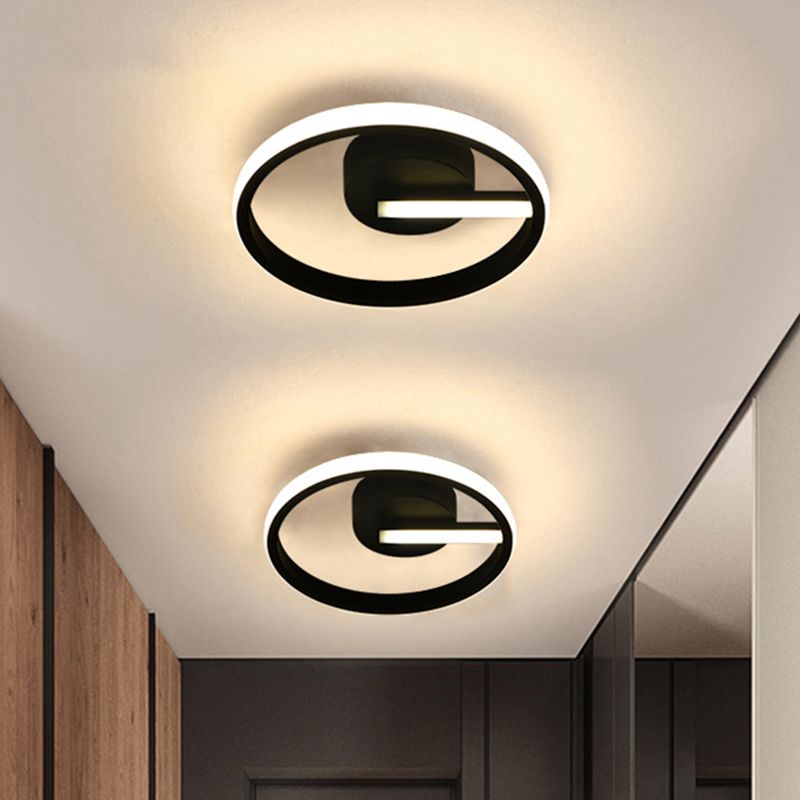 Geometric Ceiling Flush Mount Light Modern Acrylic LED Aisle Ceiling Light Fixture