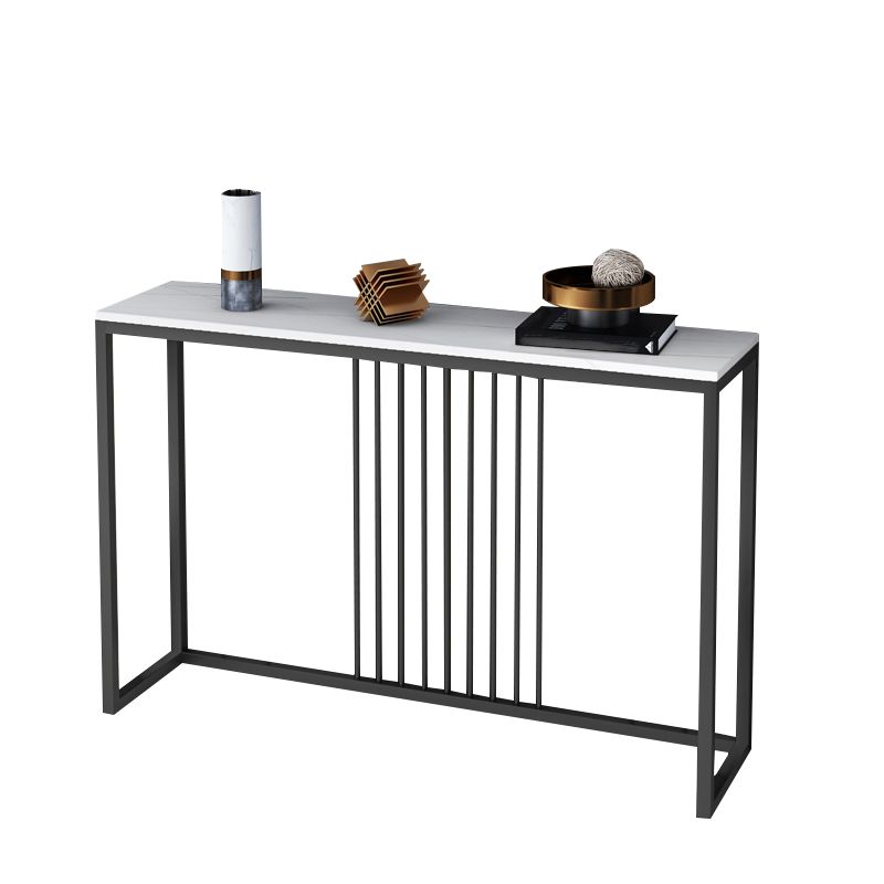 Rectangle Shape Contemporary Console Table Stone Sofa Table in for Hall