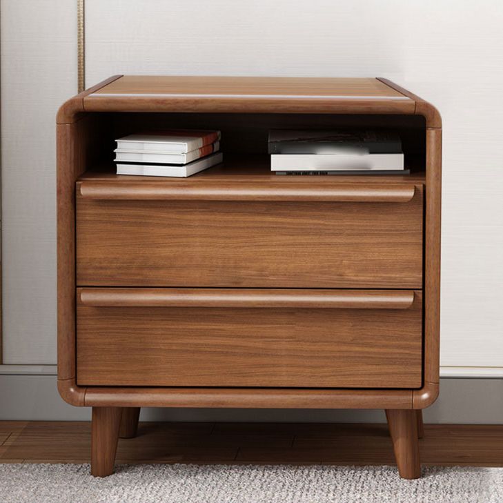 Modern Rectangular Cabinet Wood Minimalist Side Cabinet with Drawer