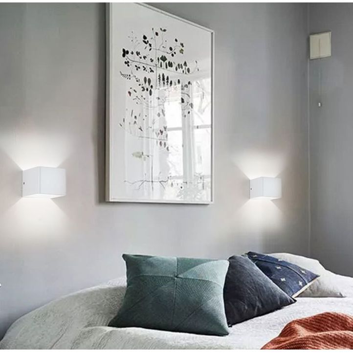 Metall Quadratleuchte LED -LED -Wandleuchte minimalistische LED -Wandleuchte