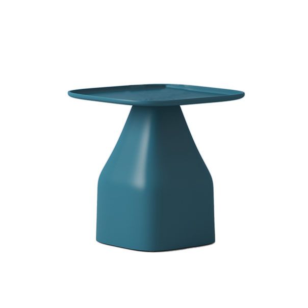 Pedestal Square Accent Side Table Tray Top Side End Snack Table