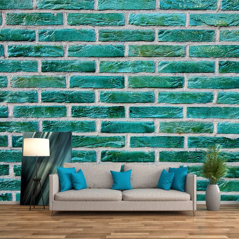 Industry Style Brick Wall Decor Sitting Room Mural Wallpaper, Custom-Made