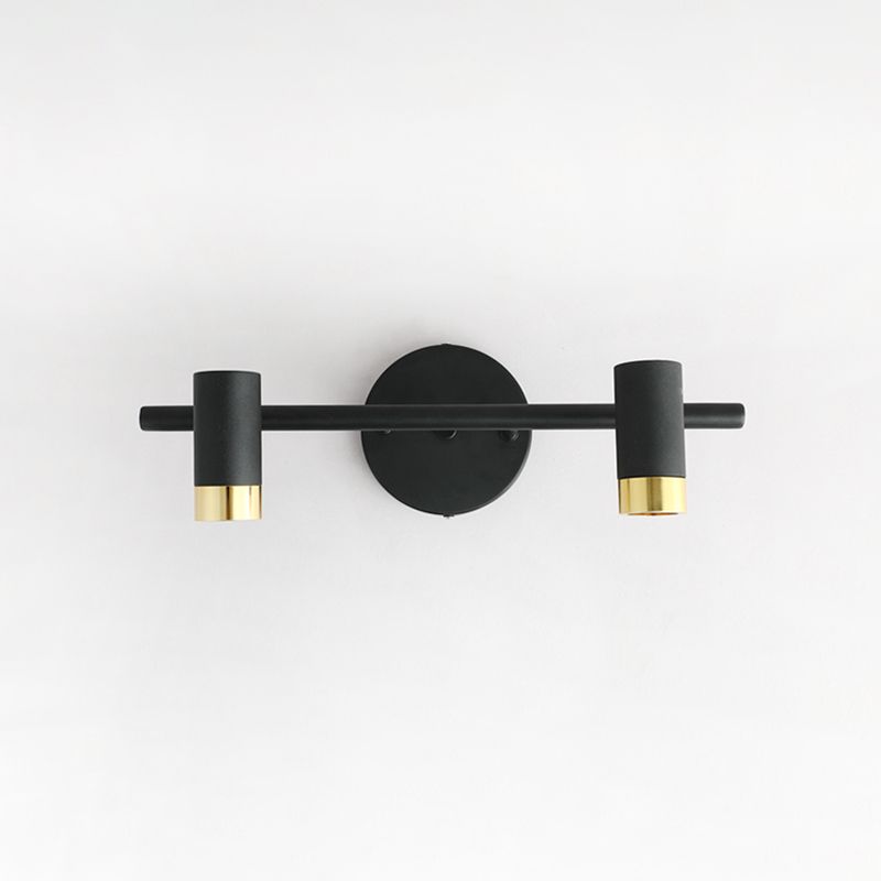 Cylinder Shape Modern Style Vanity Lights Metal LED Mirror Lights for Bathroom