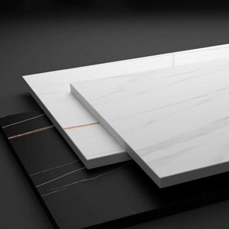 Modern Bistro Bar Table Rectangle Sintered Stone Bar Table for Living Room