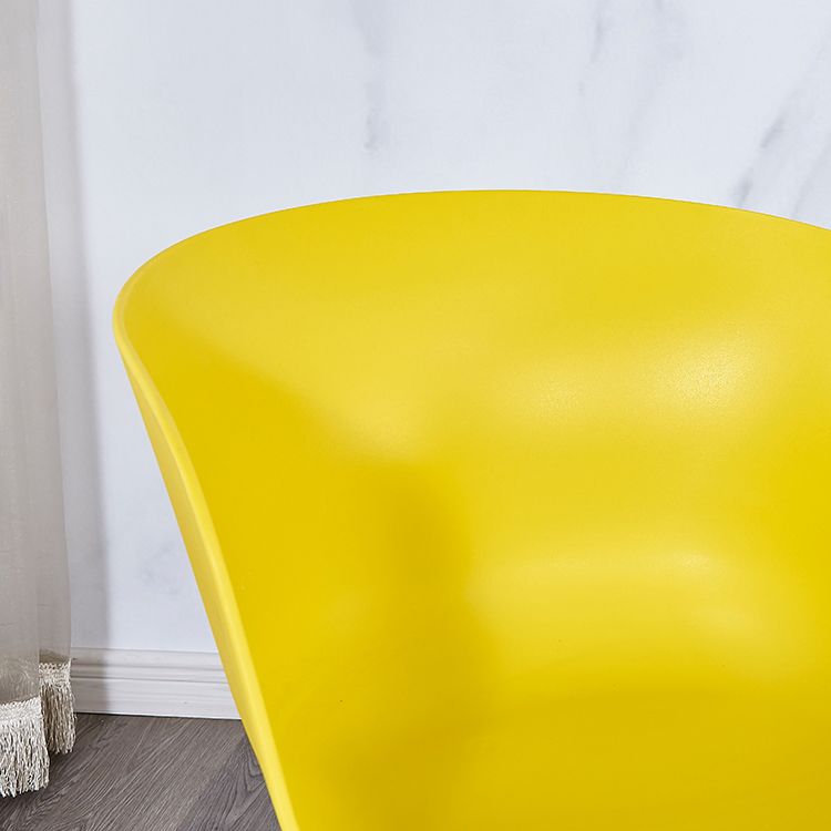 Silla de té de té de leche moderna sólida sillón de plástico para acabado mate silla de comedor
