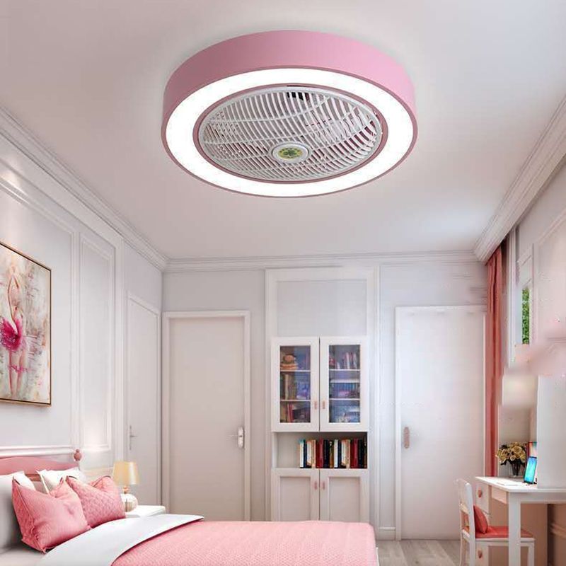 Lámpara de montaje de lavado de led redondo lámpara de ventilador de metal moderno accesorio de luz semi descarga