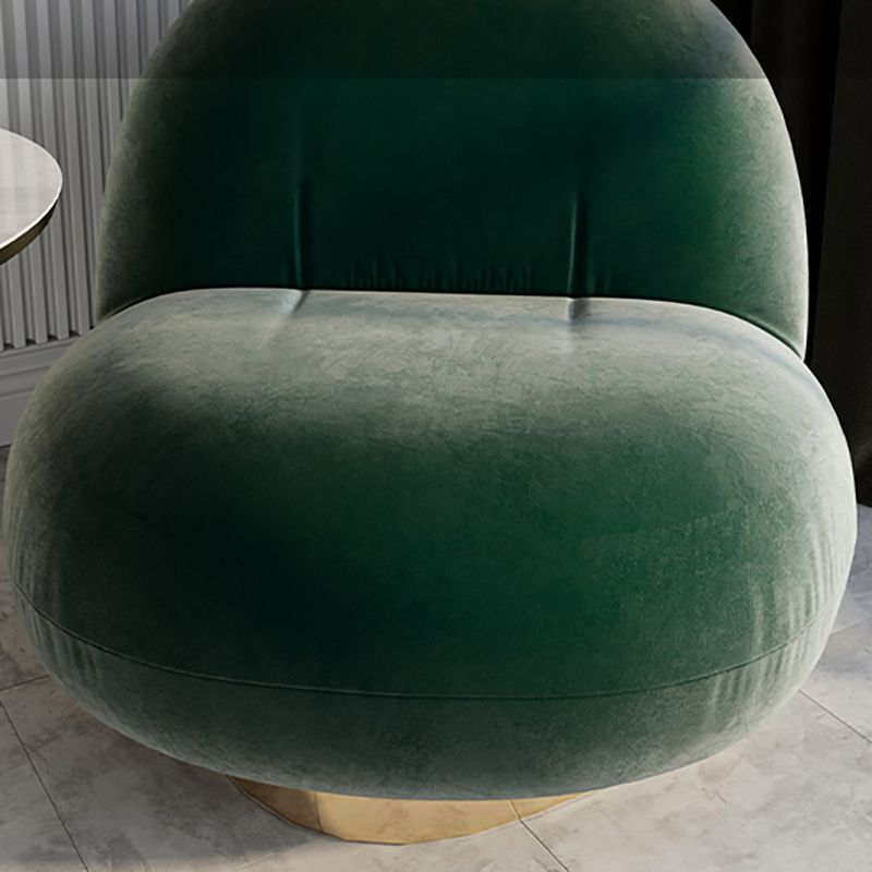 25.19" Wide Armless Chair Swivel Chair with Tight Back for Living Room