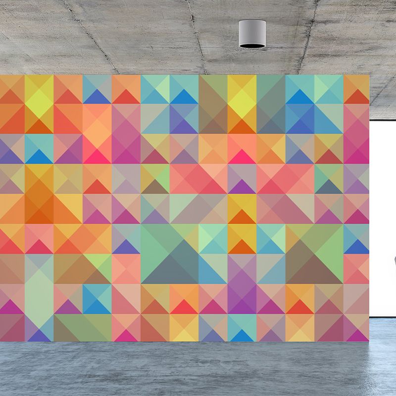 Chromatic Geometry Photography Wall Mural Living Room Wallpaper