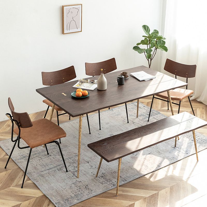 Modern 1/4/5/6/7 Pieces Dining Set Oak Wood Dining Table for Dining Room
