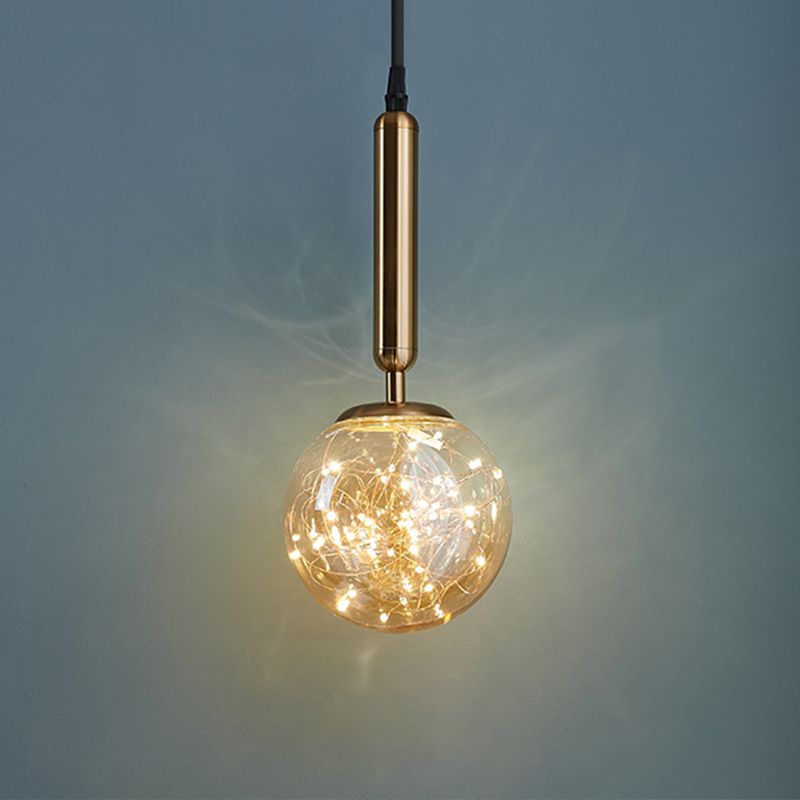 Lampada a sospensione a pendente stellare in stile Nordic Glass LED LAMPAGGIO LAMPAGGIO IN GOLD
