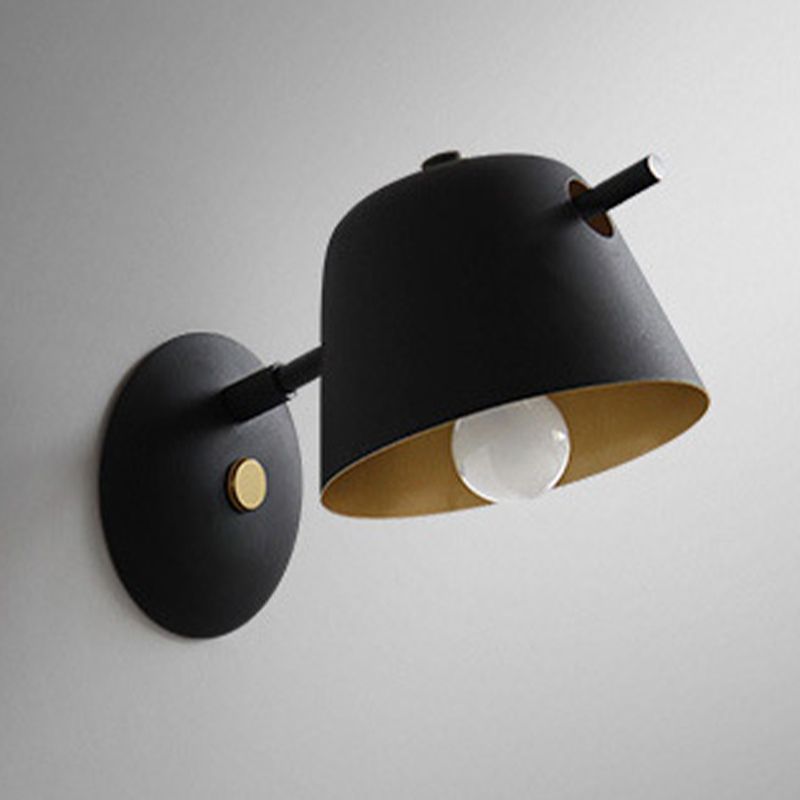 Modern Style Empire Shape Wall Light Metal 1 Light Sconces for Bedroom