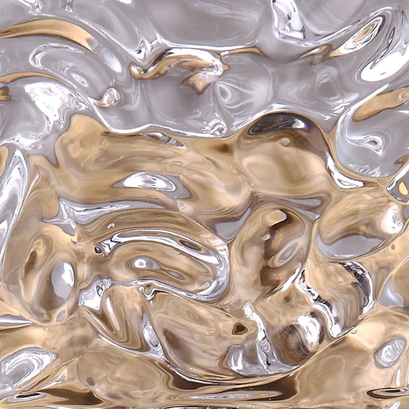 Cristal posmoderno 1 luces de pared de pared de pared de pared rectangular para dormitorio