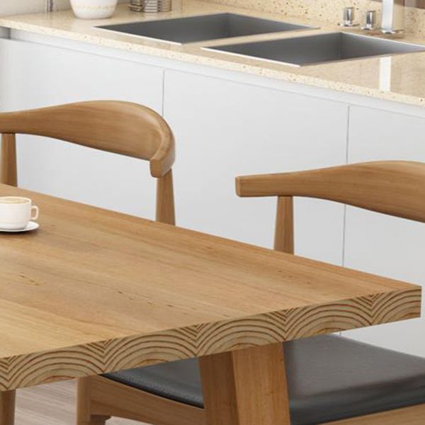 Modern Style 1/4/6 Pieces Dining Bench Set Solid Wood Dining Table and Chairs