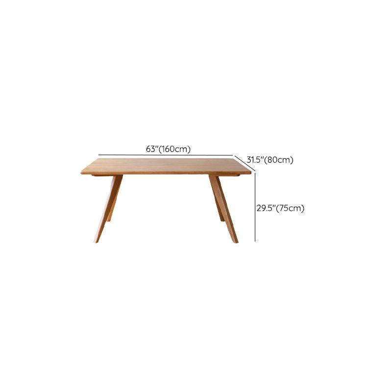 Brown 4 Legs Dining Room Dinner Kitchen Table Modern Dining Room Table