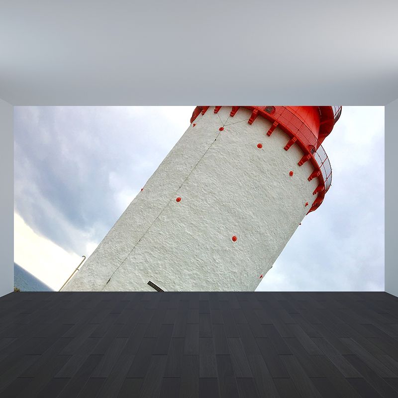 Photography Style Lighthouse Wall Mural Giant Wall Decor for Dining Room, Personalize