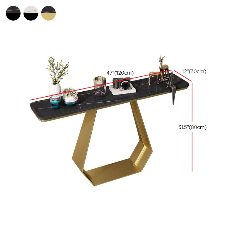 Rectangle Glam Console Accent Table Antique Finish Console Sofa Table