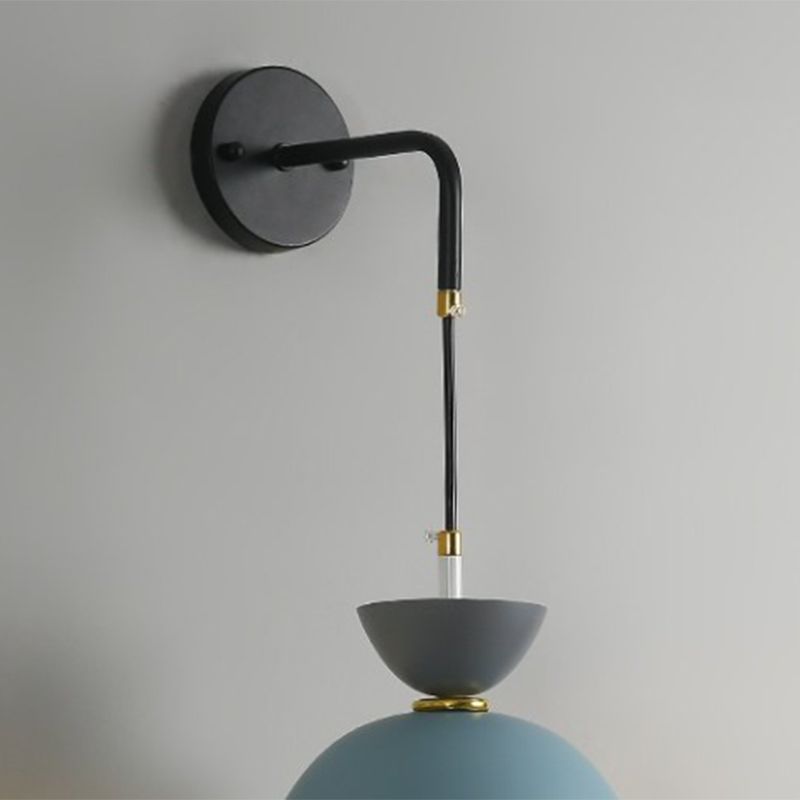 Modern Globe Shape Wall Sconce Lights 1 Light Wall Light for Dining Room