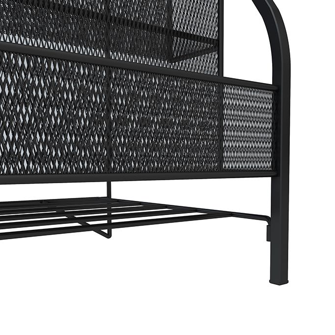 Closed Back Iron Ladder Bookshelf Contemporary Vertical Bookcase