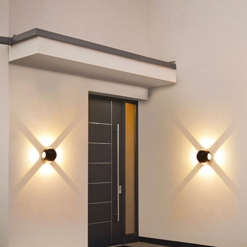 Éclairage mural moderne Lumière murale à LED multi-lumière avec art en aluminium