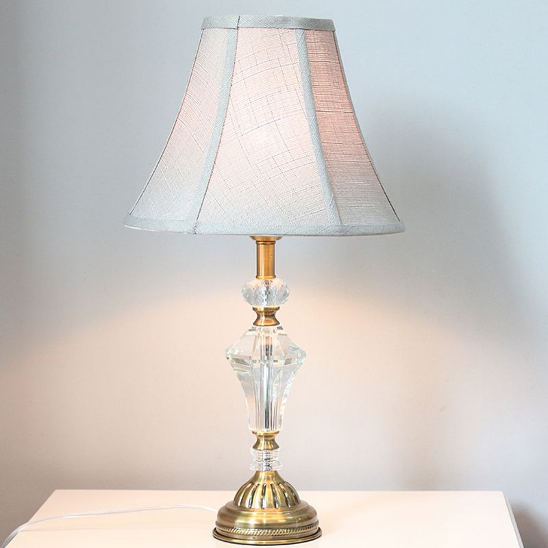 Large étude d'étude de la lampe moderniste tissu 1 livre de lecture de tête Lumière en blanc pour l'étude