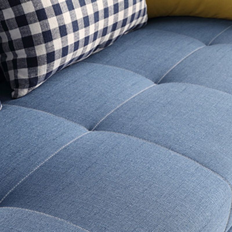 Cushion Back Futon Sofa Bed Pillow Included Flared Arms Sleeper Sofa