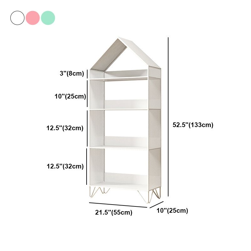 Scandinavian Metal Bookshelf Etagere Shelf Bookcase for Study Room