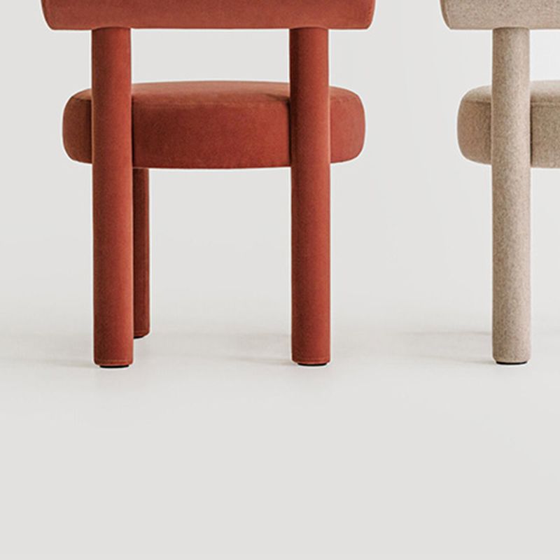 Upholstered Velvet Dining Side Chair Contemporary Indoor Dining Chair