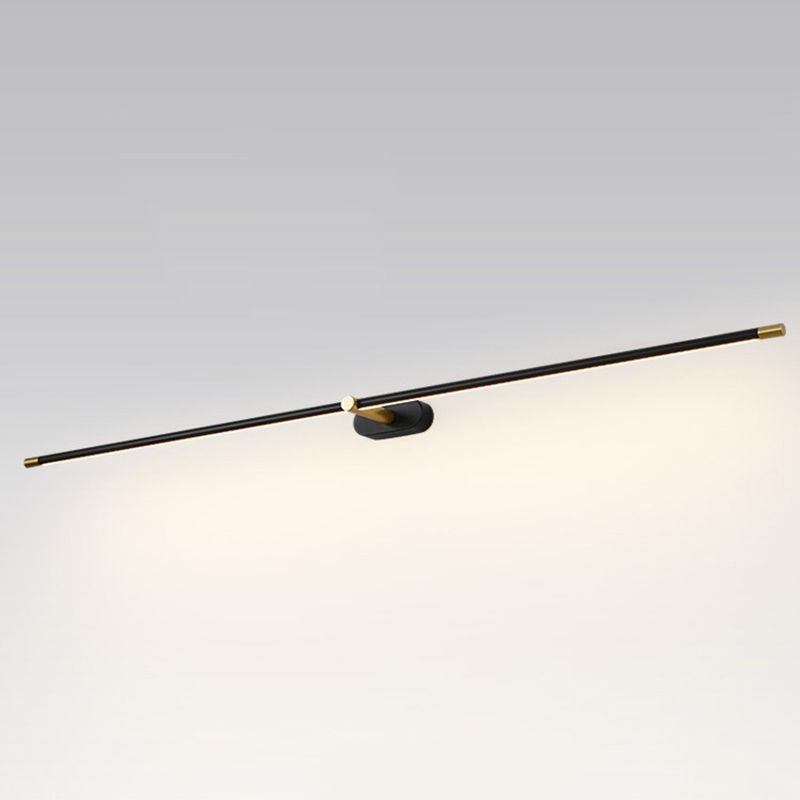 Elongated Sconce Light Fixture Minimalist Style LED Metal Wall Mount Light Fixture