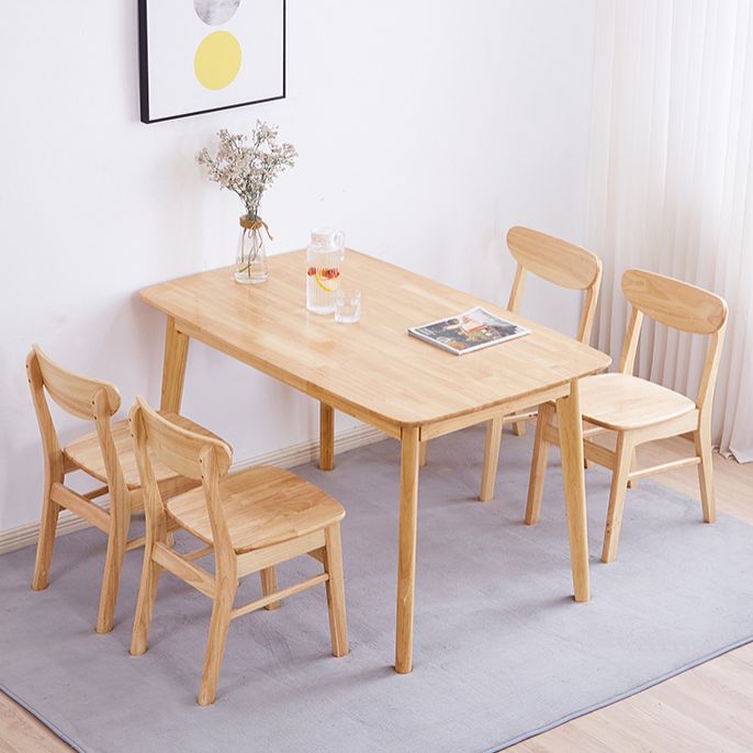 Scandinavian Upholstered Restaurant Side Chair Open Back Dining Chair