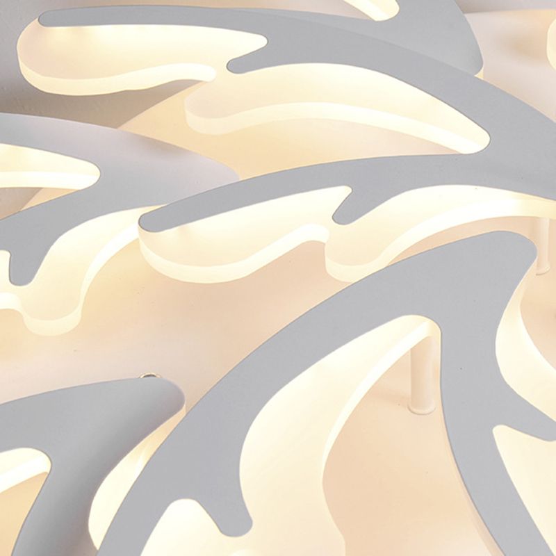 Fixtures de la lumière du corail Simplicité Acrylique Fixation lumineuse Fixtures pour la chambre à coucher