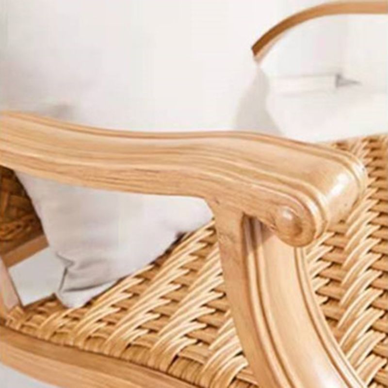 Modern Style Wood Rocking Chair Single Home Lounge Lazy Sofa Chair