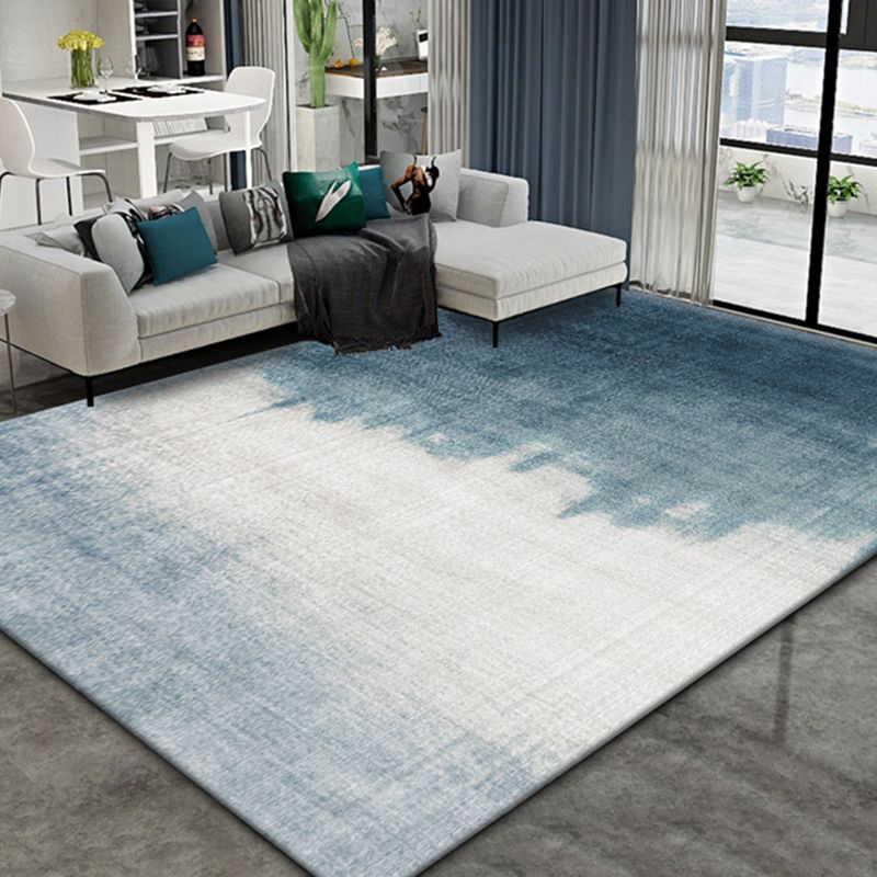 Gray Abstract Pattern Rug Blending Modern Rug Washable Area Rug for Home Decor