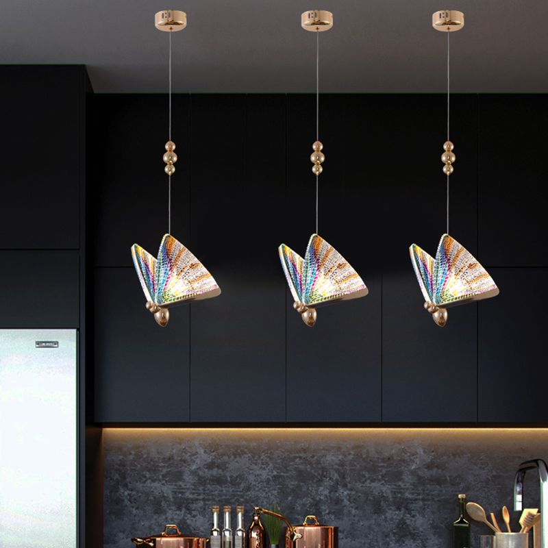 LED Butterfly Chandelier Pendant Nordic Modern Indoor Staircase Butterfly Lamp