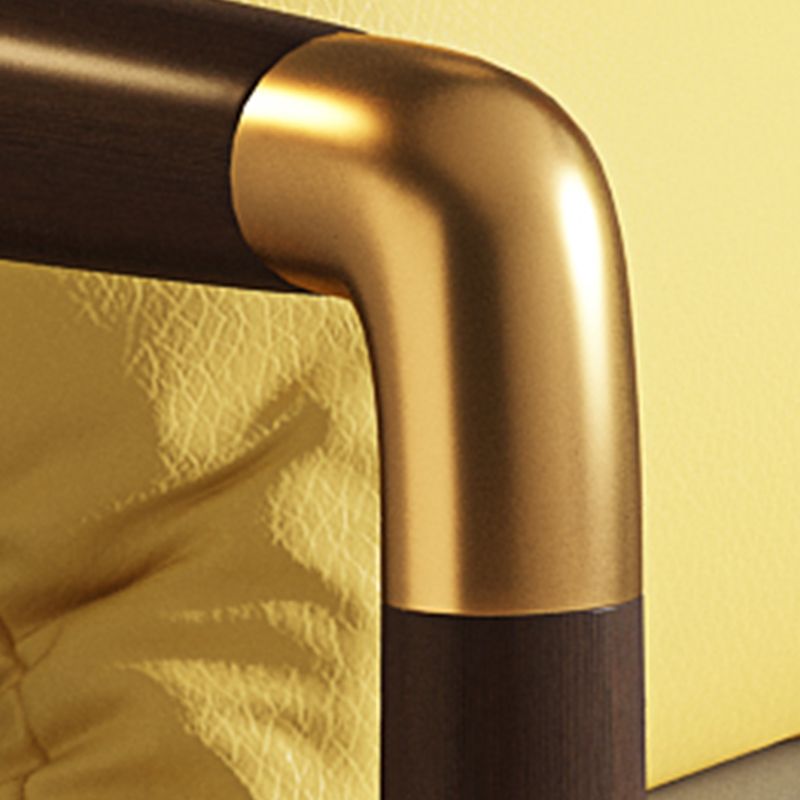 Contemporary Storage Sleeper Sofa Solid Wood Square Arm Sofa Bed