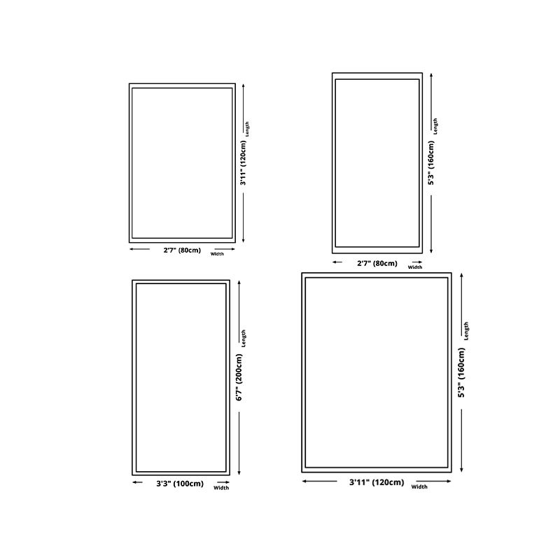 Minimalist Rug Abstract Pattern Modern Rug Polyester Stain Resistant Indoor Area Rug