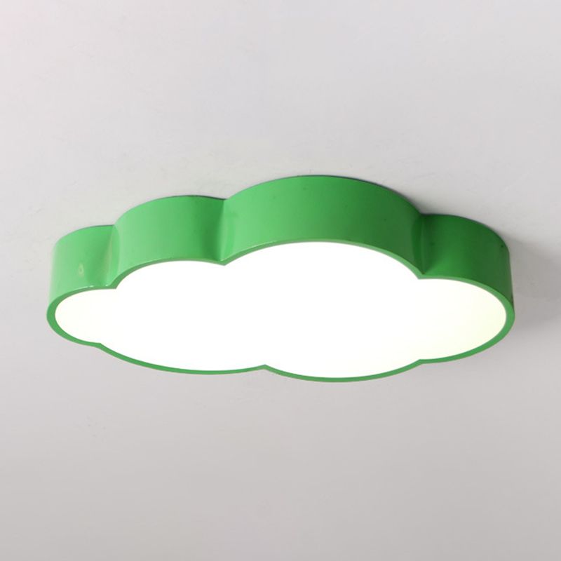 Acryl Cloud Shade Flush Light Minimalistische LED-plafondlamp voor kinderdagverblijven