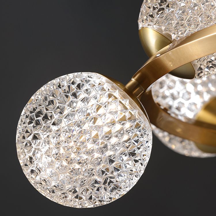 Multi -light sferische tak hangende lichten moderne stijl glas hangende verlichting