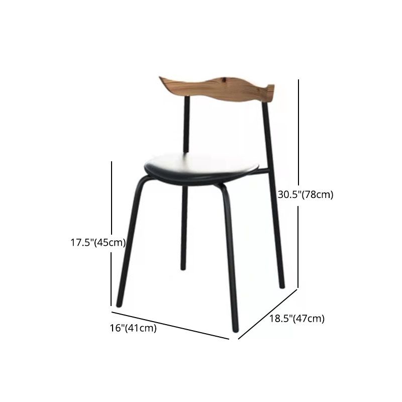 1/2/5 Pcs Wood Modern Dining Room Set with Round Table and Metal Chairs Dinette Set
