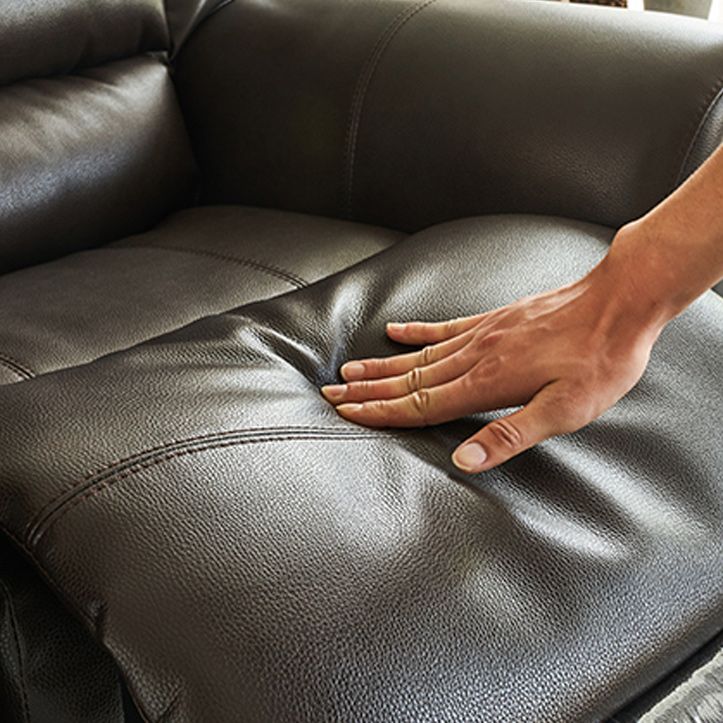 40.94" Wide Brown Standard Recliner Genuine Leather Recliner Chair