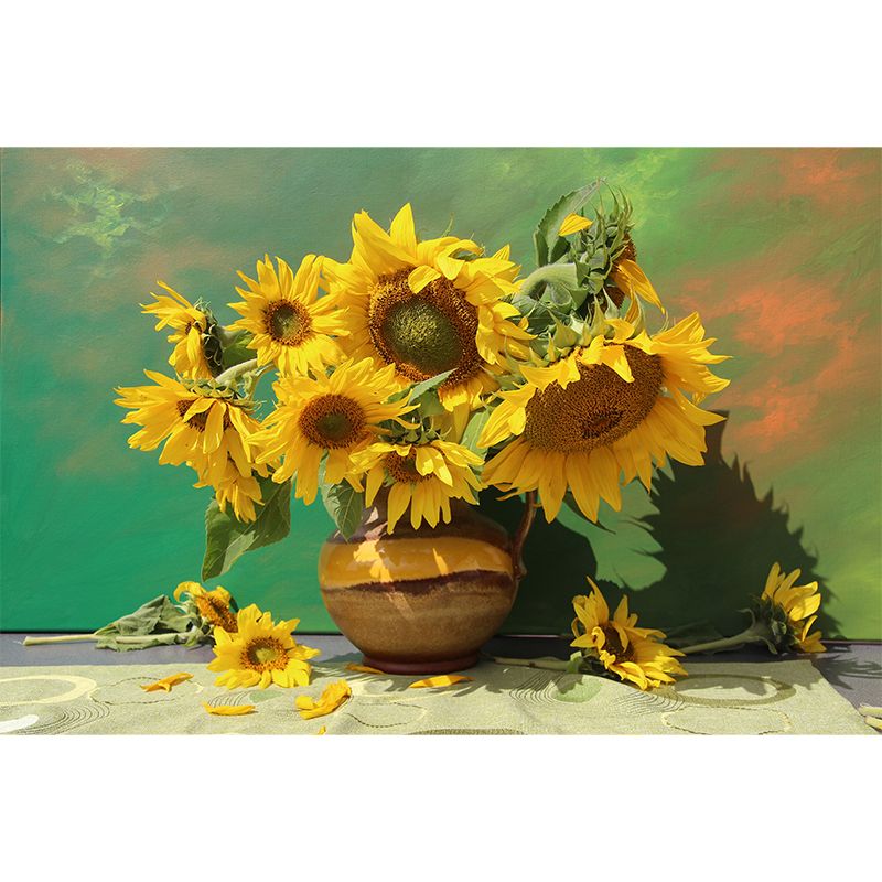 Beautiful Flower Mural Wallpaper for Home Decoration, Personalized Size