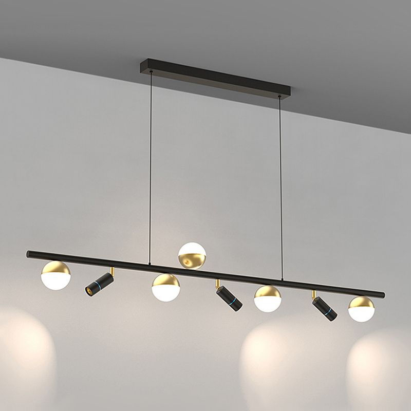 Multiple-Light Globe Island Pendant Lights Modern Metal Island Pendant Lights