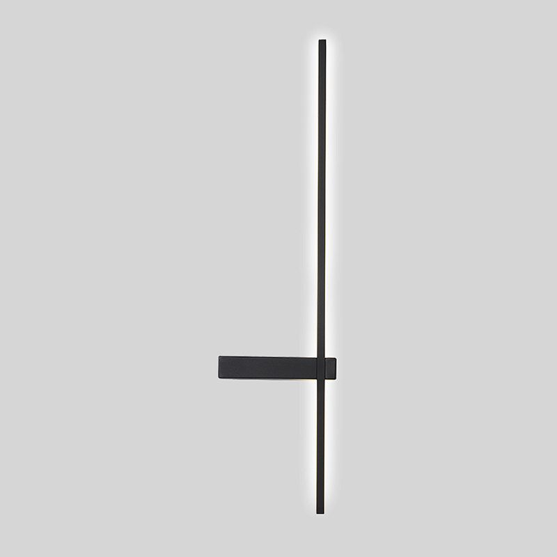 1-Light Linear Wall Light Modern Metal Wall Light Fixture for Bedroom