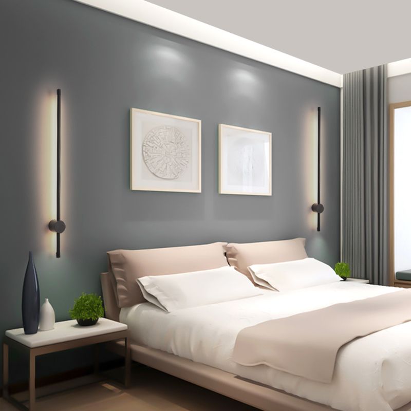 Modern Style Metallic Linear Wall Light Creative Lighting for Drawing Room Living Room