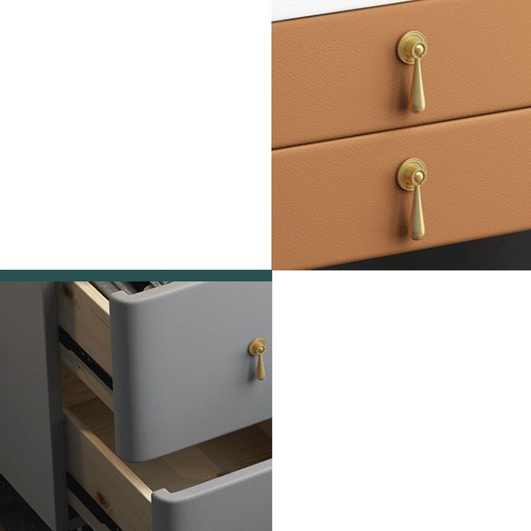 Bedroom Make-up Vanity 31.50" High Modern Dressing Table with 5 Drawers