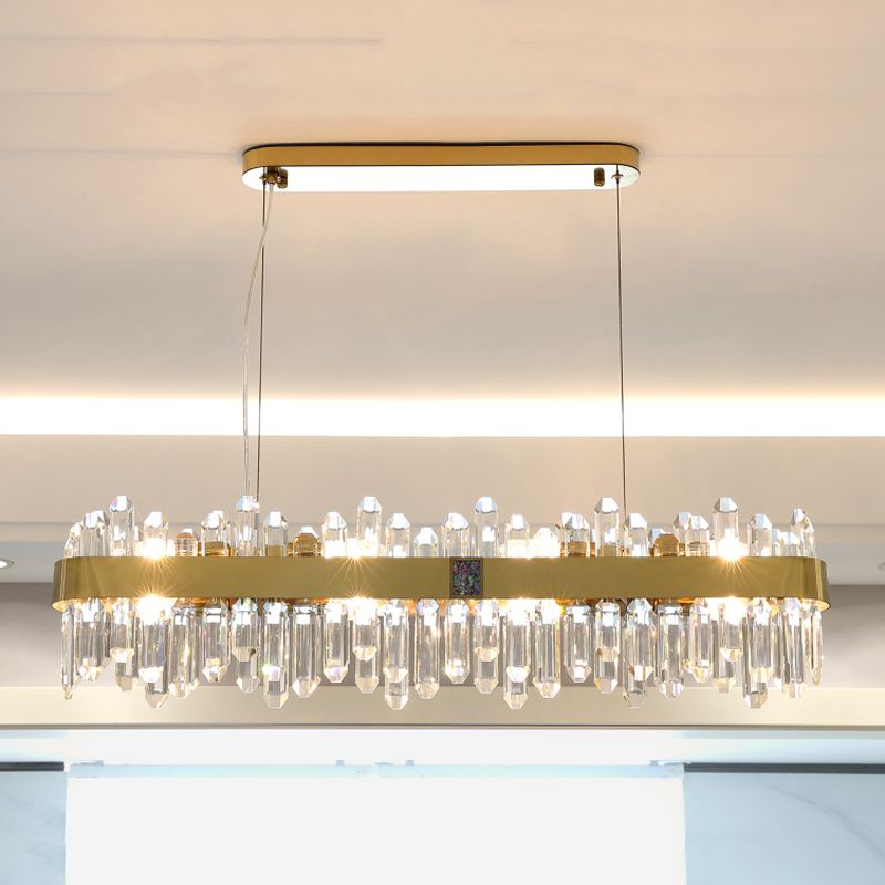 Modern Style Island Pendants Crystal Pendant Lights for Dining Room