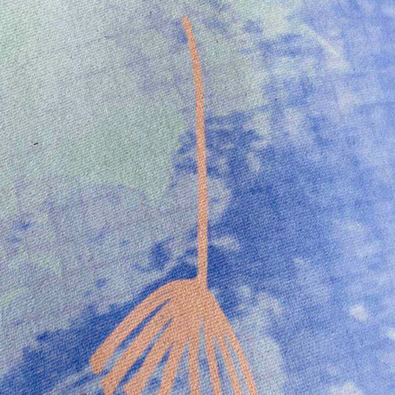 Multicolored Living Room Rug Nordic Flower Pattern Indoor Rug Synthetics Non-Slip Backing Easy Care Area Carpet