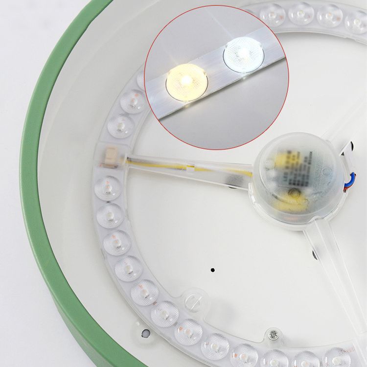 Lámpara de techo moderna con montaje empotrado, iluminación LED, luz interior, luz anillada, luz interior para habitación