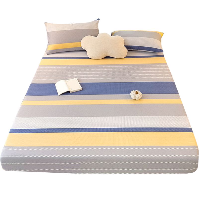 100 Cotton Bed Sheet Set Soft & Smooth Breathable Bed Sheet Set with Non-Pilling