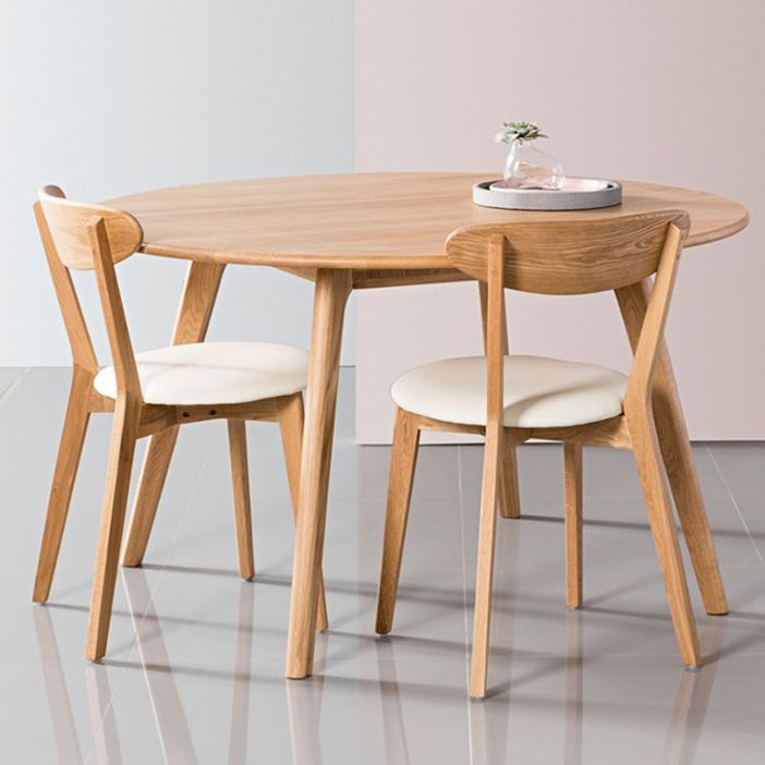 Sedia da pranzo contemporanea sedia senza bracciole opaco in legno massiccio sedia